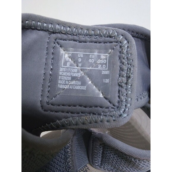 Clarks Women's 9 WIDE Wedge Sandals Step Cali Palm Knit Blue Wrap Cloudsteppers - Picture 9 of 11